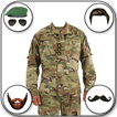 Ejército foto traje editor (todo en uno)
