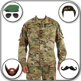Ejército foto traje editor (todo en uno) icono