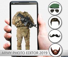 Editor do terno da foto do exército (tudo em um) Cartaz