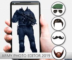 Ejército foto traje editor (todo en uno) captura de pantalla 1