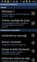 Otomatik Sonlandırıcı capture d'écran 2