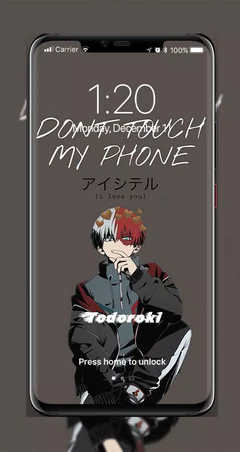 Don't Touch My Phone Wallpaper Lock Screen Anime APK for Android Download