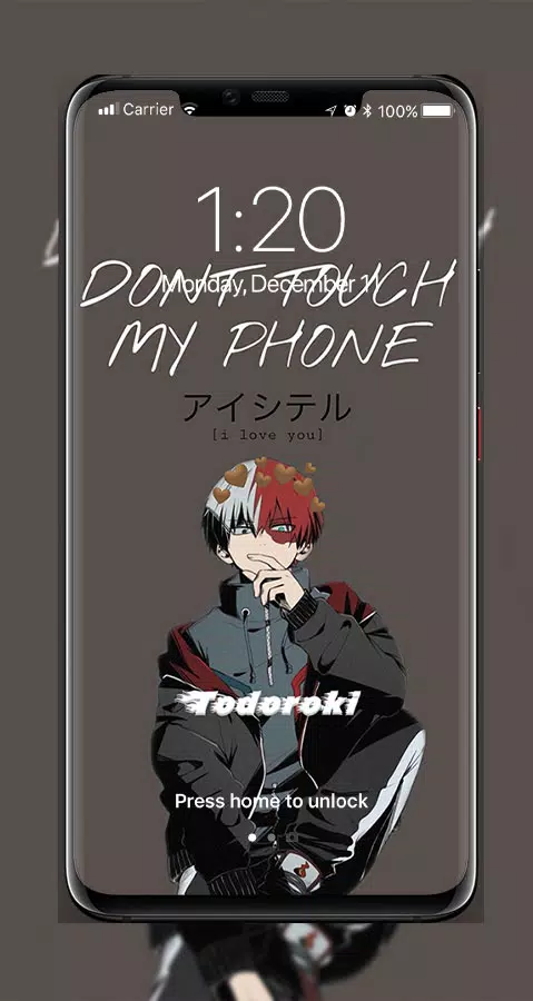 Tải xuống APK Don't Touch My Phone Wallpaper Lock Screen Anime cho Android