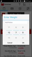 Weight Tracker "Weigh My Diet" 截圖 1