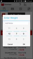 1 Schermata Weight Tracker "Weigh My Diet"