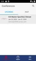 CSI Master Specifiers Retreat Affiche