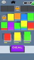 card shuffle:color game Cartaz