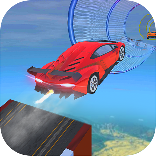 Crazy Car Stunts Racing : Extreme Ramp Car stunts