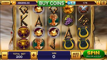 Slots - Mount of Olympus Greek God's Casino captura de pantalla 3
