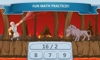 Math Games - Zeus vs. Monsters اسکرین شاٹ 1