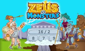 Jeux de maths Zeus vs monstres Affiche