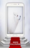 White Wallpapers Affiche