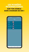 Numéros virtuels & Appels Sms الملصق