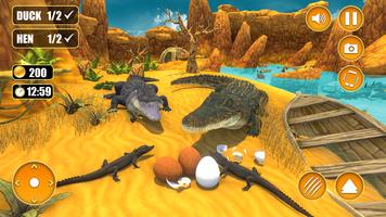 1 Schermata Crocodile Games: Animal Games