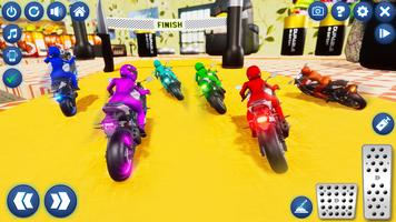 Superhero Bike Tabletop Racing screenshot 3