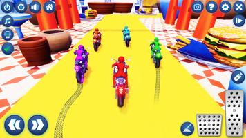 Superhero Bike Tabletop Racing screenshot 1