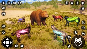 늑대 시뮬레이터 동물 게임 스크린샷 2