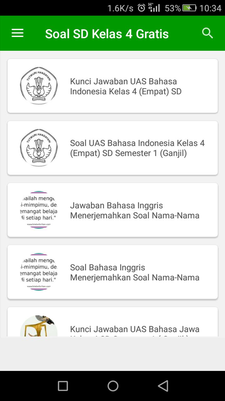 Soal Kelas 4 Sd Gratis For Android Apk Download