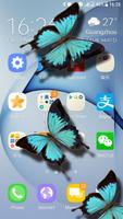 Broma de pantalla de mariposa Poster