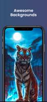 Awesome Tiger Wallpaper HD Ekran Görüntüsü 1