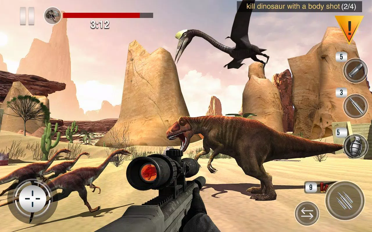 vingança mortal caçador de dinossauros fps jogo - Download do APK para  Android