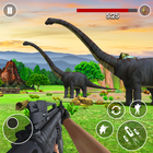 Jogo de matar dinossauro 3d ícone