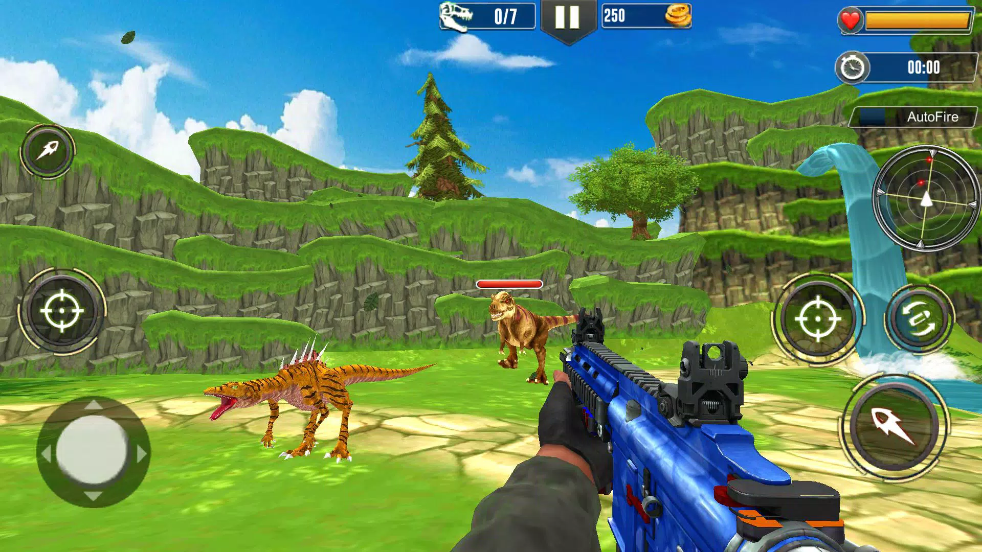 JURASSIC MISSIONS: free offline shooting games android iOS apk