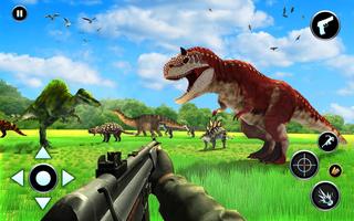 Dinosaurs Hunter Jungle Animals Sniper Safari پوسٹر
