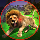 Icona Gioco di caccia di Lion Sniper