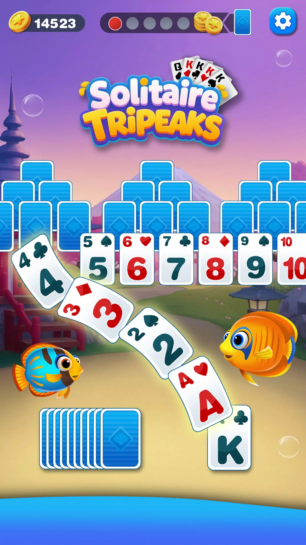 Tripeaks Solitaire Card