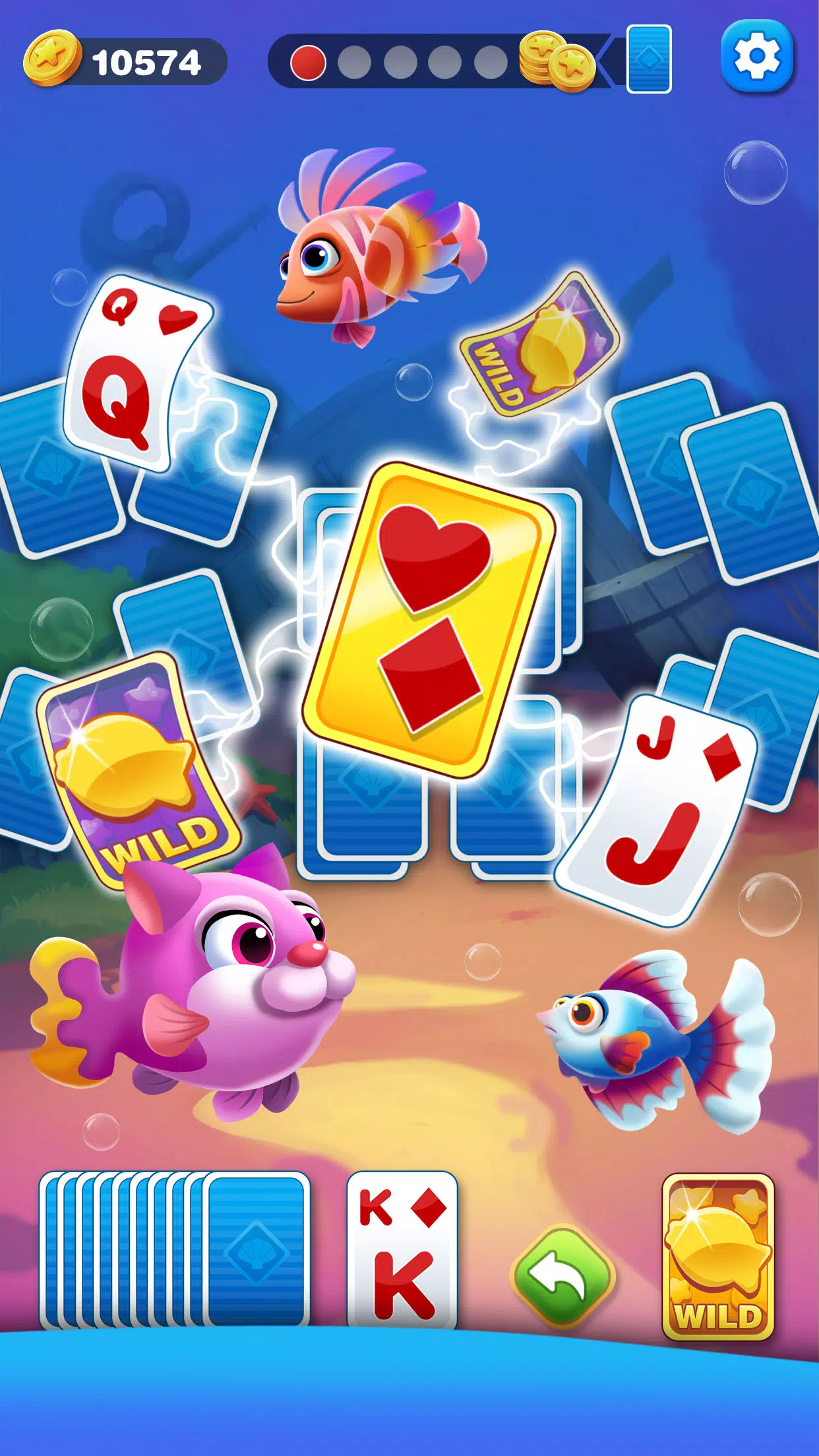 Tripeaks Solitaire Card