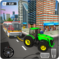 Tractor tow-city job simulator