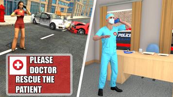 Police Ambulance 3d Game 2023 Affiche
