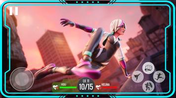 Super Girl Spider Fighter 3d capture d'écran 3