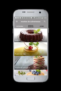 receitas de sobremesas 海报