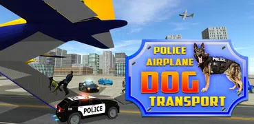 Police Airplane Dog Transport