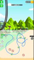 Draw Rollercoaster 3d Affiche