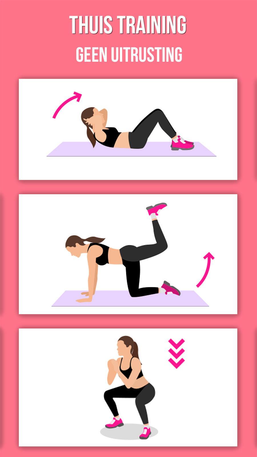Workout thuis - Fitness voor vrouwen APK voor Android Download