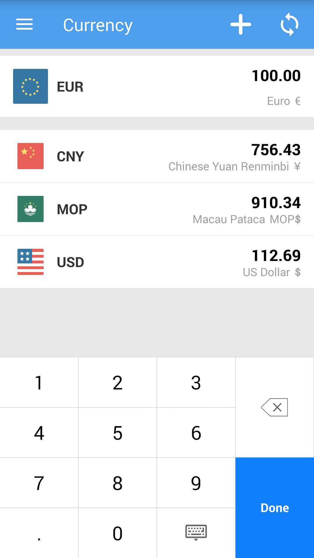 Conversion des taux de change pour Android - Téléchargez l'APK