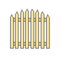 Arch for picket fences