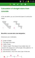 Calculation of concrete stairs الملصق