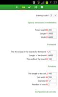 Calculator of foundation plate Screenshot 1