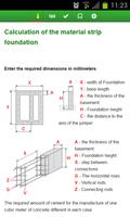 Calculator of strip foundation Cartaz