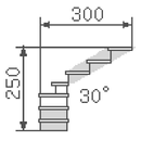 Stairs with rotary stages APK