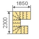 Ladder with three spans/rotary APK