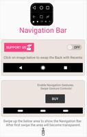 swipe to back navigation bar captura de pantalla 1