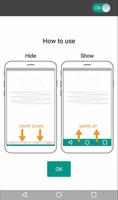 swipe to back navigation bar captura de pantalla 2