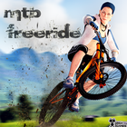 Mountain Bike Freeride Zeichen