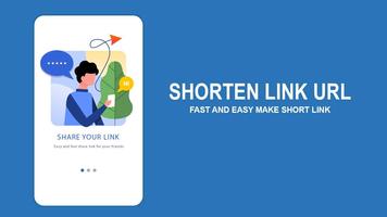 Shorten url earn money - Share Link poster