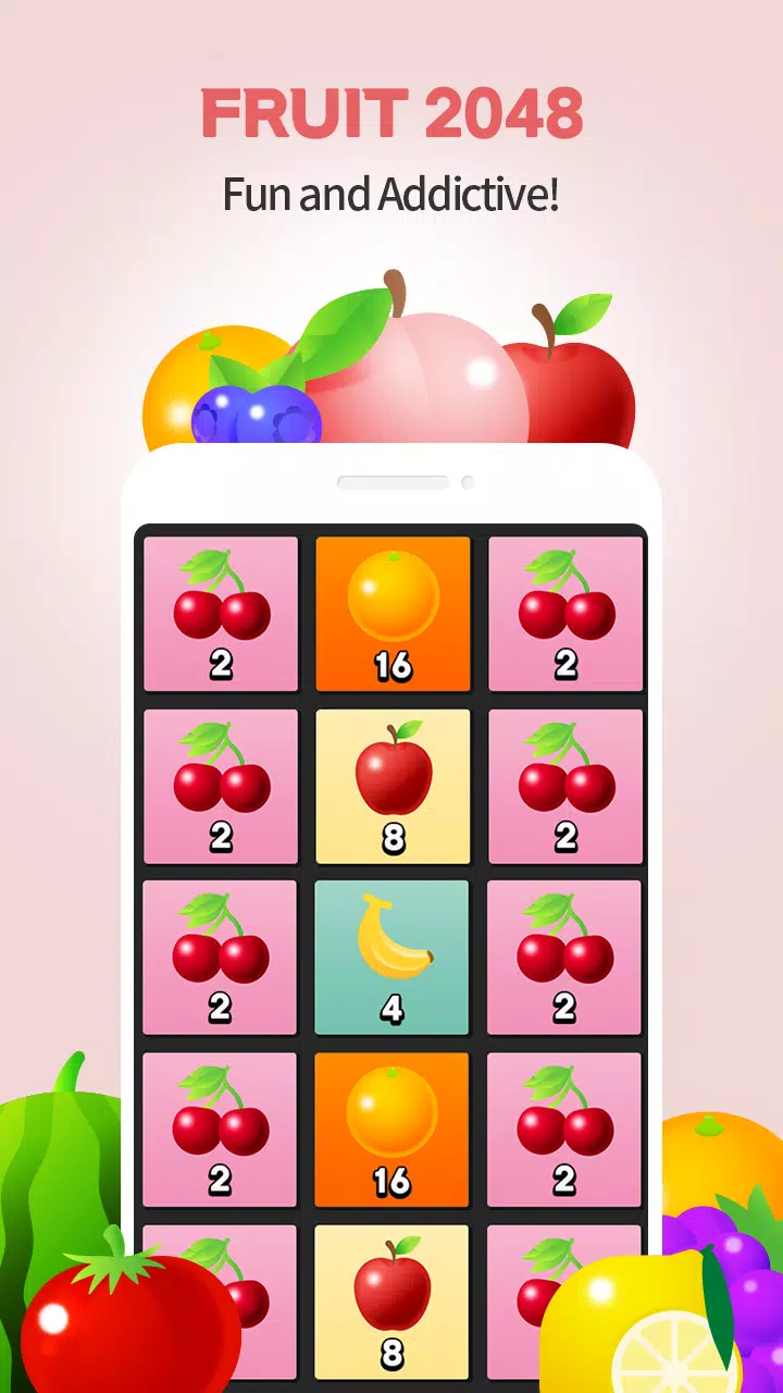 🕹️ Play Fruits 2048 Game: Free Online 2048 Fruit Tile Merge Video Game for  Kids & Adults